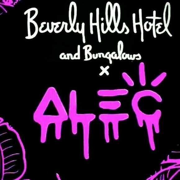 Alec Monopoly Bandana BEVERLY HILLS HOTEL - Picture 10 of 10